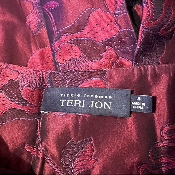 Rickie Freeman Teri John size 8 brown-red skirt - Picture 2 of 3